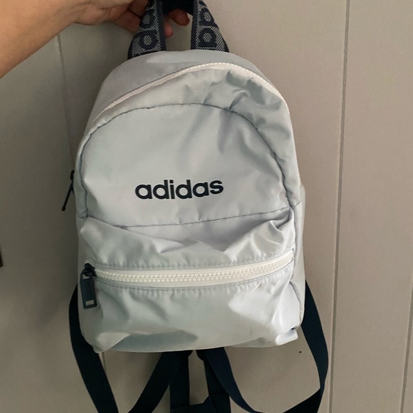 Mini adidas blue backpack